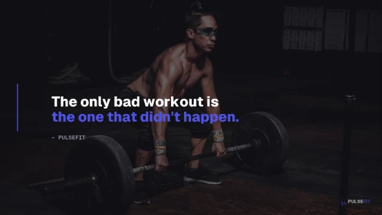 Fitness motivational quote digital signage template